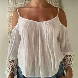 White Linen Top